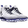imageUnder Armour Mens Hammer 20 Mc Football Shoe104 WhiteMidnight NavyMidnight Navy