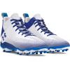 imageUnder Armour Mens Hammer 20 Mc Football Shoe105 WhiteRoyalRoyal