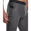 imageUnder Armour Mens HeatGear Armour LeggingsCarbon Heather 090Black