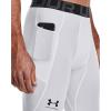 imageUnder Armour Mens HeatGear Armour LeggingsWhite 100Black
