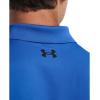 imageUnder Armour Mens Matchplay Golf Polo464 Water   Black