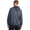 imageUnder Armour Mens Rival Fleece Antler Wordmark Hoodie  UltraSoft CottonBlend Mens Sweatshirt  Hooded Athletic Pullover044 Downpour Gray   Gravel
