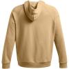 imageUnder Armour Mens Rival Fleece Antler Wordmark Hoodie  UltraSoft CottonBlend Mens Sweatshirt  Hooded Athletic Pullover263 Camel   Coyote