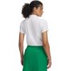 imageUnder Armour Womens Active Short Sleeve Polo100 White   Halo Gray