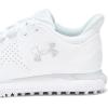 imageUnder Armour Womens Drive Fade Spikeless Sneaker100 WhiteDistant GrayMetallic Silver