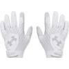 imageUnder Armour Boys Clean Up T Ball Gloves100 White  Halo Gray  Halo Gray