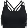 imageUnder Armour Girls HeatGear Mid Impact Sports Bra002 Black   White