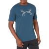 imageUnder Armour Mens Antler Logo Short Sleeve T Shirt  Casual Hunting Apparel  Camo Graphic TeeBlue Note 414Concrete