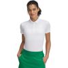 imageUnder Armour Womens Active Short Sleeve Polo100 White   Halo Gray