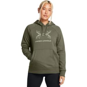 imageUnder Armour  Womens Rival Antler Hoodie390 Marine Od Green   Grove Green