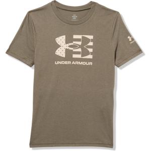 imageUnder Armour Boys Freedom Chest Flag Short Sleeve T Shirt390 Marine Od Green   Desert Sand