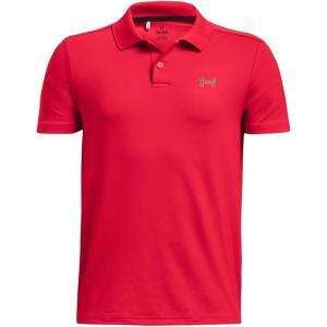 imageUnder Armour Boys Matchplay Golf Polo600 Red   Black