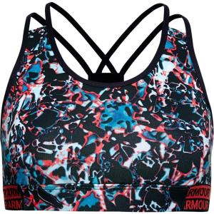 imageUnder Armour Girls HeatGear Armour Novelty Sports BraBlack 003Metallic Silver