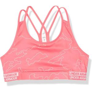 imageUnder Armour Girls HeatGear Armour Novelty Sports BraPink Lemonade 668Cerise