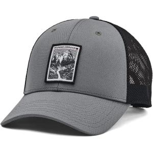 imageUnder Armour Mens Blitzing Trucker Hat709 Clay Green  Black  Black