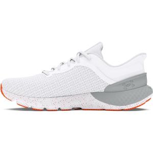 imageUnder Armour Mens Charged Escape 4 Running Shoe104 WhiteMod GrayTeam Orange