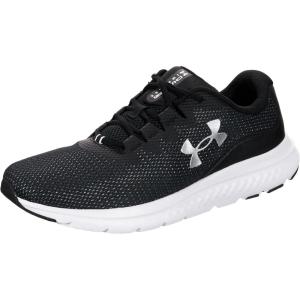 imageUnder Armour Mens Charged Impulse 3 Running Shoe001 BlackBlackMetallic Silver