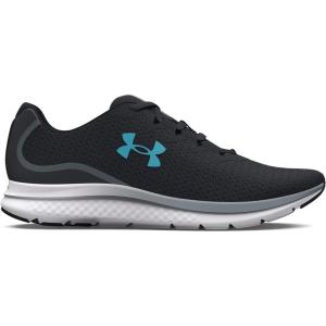 imageUnder Armour Mens Charged Impulse 3 Running Shoe004 BlackGravelBlue Surf
