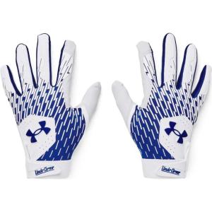 imageUnder Armour Mens Clean Up Baseball Gloves102 White  Team Royal  Team Royal