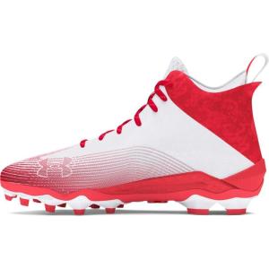 imageUnder Armour Mens Hammer 20 Mc Football Shoe101 WhiteRedRed