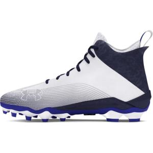 imageUnder Armour Mens Hammer 20 Mc Football Shoe104 WhiteMidnight NavyMidnight Navy