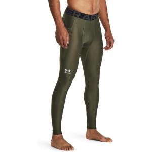 imageUnder Armour Mens HeatGear Armour Leggings390 Marine Od Green   White