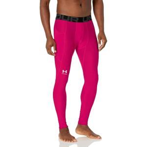 imageUnder Armour Mens HeatGear Armour Leggings654 Tropic Pink   White