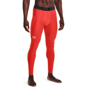 imageUnder Armour Mens HeatGear Armour Leggings860 Dark Orange   White