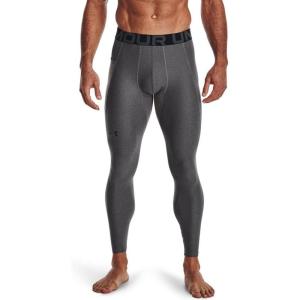 imageUnder Armour Mens HeatGear Armour LeggingsCarbon Heather 090Black