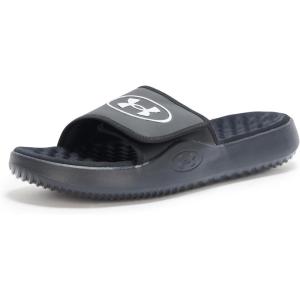 imageUnder Armour Mens Ignite Pro 8 Slide Sandal001 BlackGalaxy BlackBlack