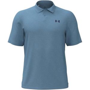 imageUnder Armour Mens Matchplay Golf Polo418 Blue Smoke   Midnight Navy