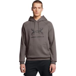 imageUnder Armour Mens Rival Fleece Antler Wordmark Hoodie  UltraSoft CottonBlend Mens Sweatshirt  Hooded Athletic PulloverFrc 176