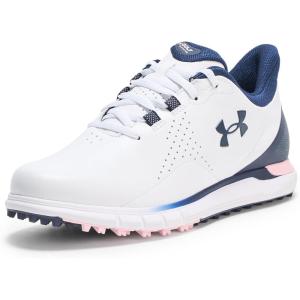 imageUnder Armour Womens Drive Fade Spikeless Sneaker101 WhitePrime PinkMidnight Navy
