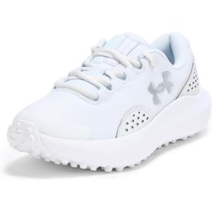 imageUnder Armour Womens Surge Golf Cleat Sneaker100 Distant GrayWhiteMetallic Silver