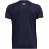 imageUnder Armour Boys Tech Hybrid Print Short Sleeve T Shirt410 Midnight Navy  Downpour Gray  Mod Gray