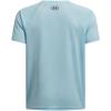 imageUnder Armour Boys Tech Hybrid Print Short Sleeve T Shirt494 Stream   Downpour Gray