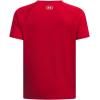 imageUnder Armour Boys Tech Hybrid Print Short Sleeve T Shirt600 Red   White