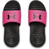 imageUnder Armour Girls Ansa Fix SlideBlack 002Pink Surge