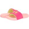 imageUnder Armour Girls Ansa Fix SlidePenta Pink 600Quirky Lime