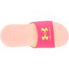 imageUnder Armour Girls Ansa Fix SlidePenta Pink 600Quirky Lime