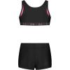 imageUnder Armour Girls Bikini and Shorts Swim SetBlack Logo