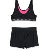 imageUnder Armour Girls Bikini and Shorts Swim SetBlack Logo