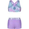 imageUnder Armour Girls Bikini and Shorts Swim SetVivid Lilac Sp22