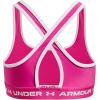 imageUnder Armour Girls Crossback Mid Sports Bra652 Rebel Pink   White