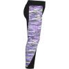 imageUnder Armour Girls Leggings Wordmark ampamp Printed Designs Lightweight Stretch Fit and DurableBlackPurple Print