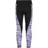 imageUnder Armour Girls Leggings Wordmark ampamp Printed Designs Lightweight Stretch Fit and DurableBlackPurple Print