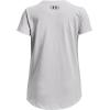 imageUnder Armour Girls Live Sportstyle Graphic ShortSleeve TShirt014 Halo Gray  Black  Black