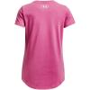 imageUnder Armour Girls Live Sportstyle Graphic ShortSleeve TShirt663 Pink Edge   White