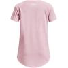 imageUnder Armour Girls Live Sportstyle Graphic ShortSleeve TShirt676 Pink Sugar   White
