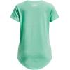 imageUnder Armour Girls Live Sportstyle Graphic ShortSleeve TShirt958 Green Breeze Medium Heather   White